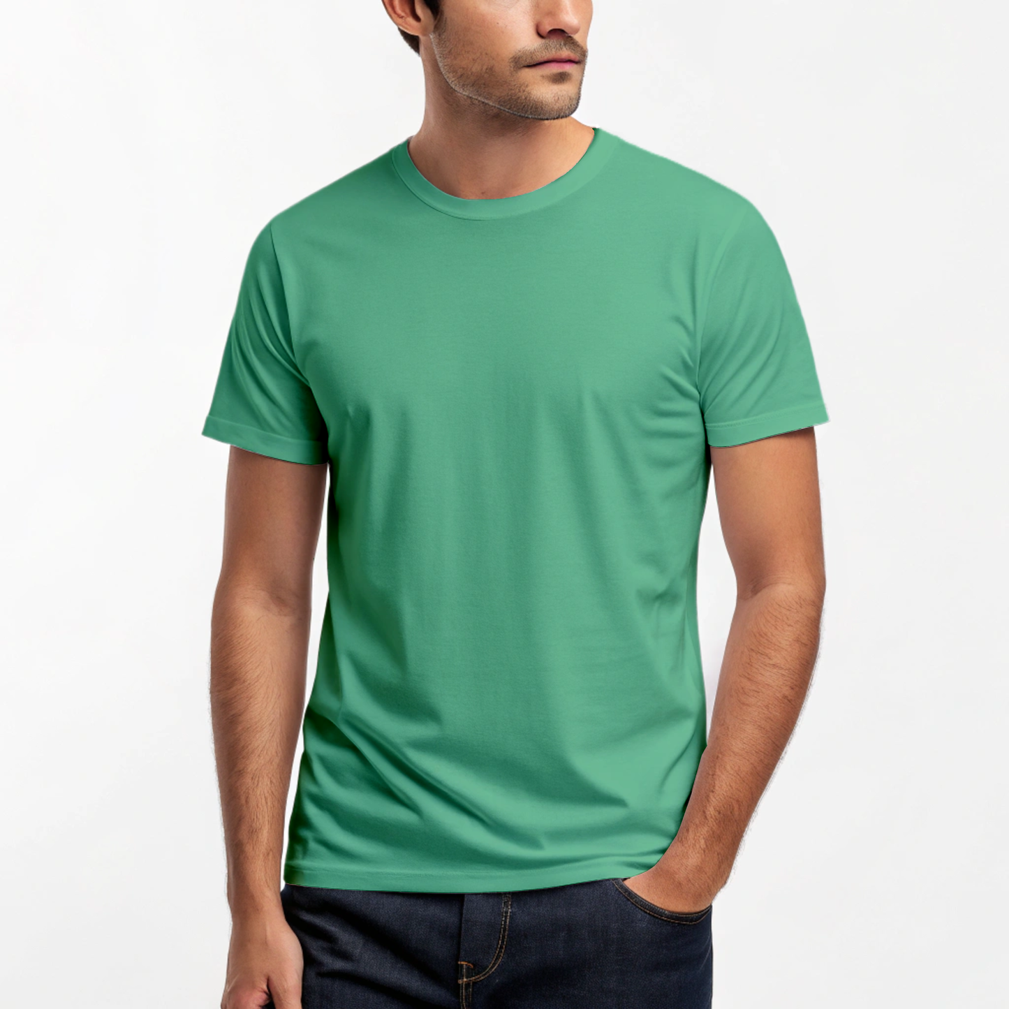 Mint Green Half Sleeve Classic Tee - Ultra Soft