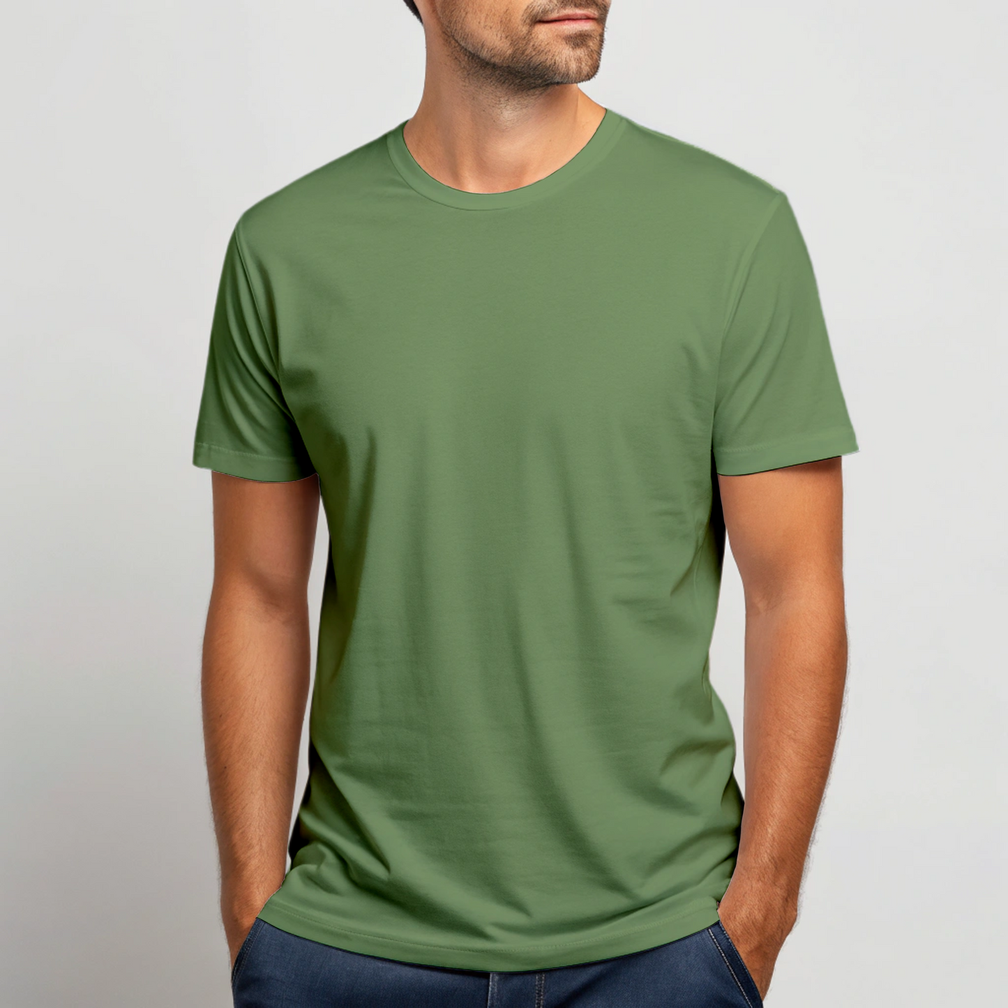 Green Half Sleeve Classic Tee - Ultra Soft