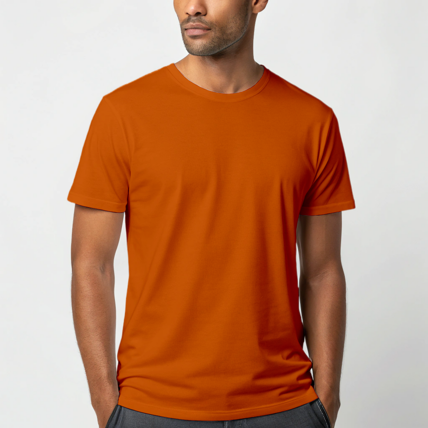 Orange Half Sleeve Classic Tee - Ultra Soft